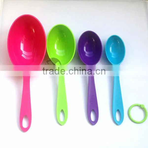 MS-6656 Assorted 4 Colors Plastic measuring cup set