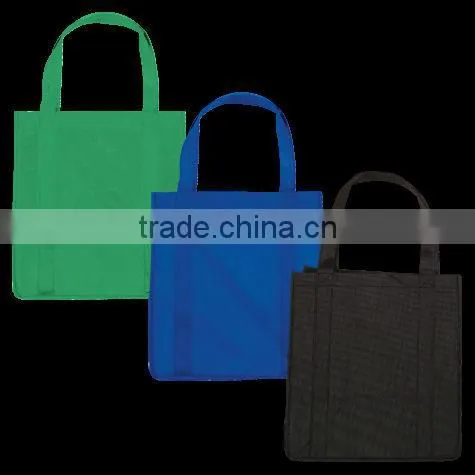 80 Grams Non-woven PP Green Grocery Tote Bag