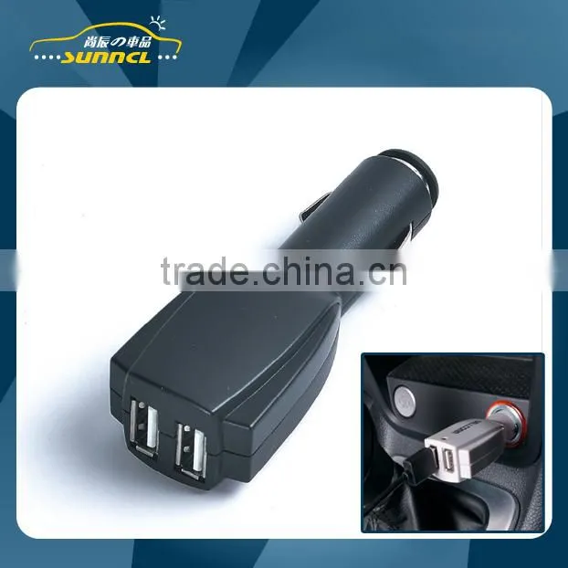 LED Electric Car Dual USB Charger with CE Certification