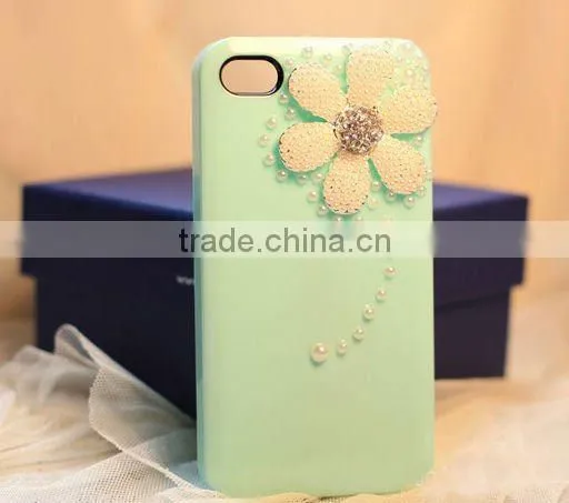 color housing for iphone 4 case flower 4g case