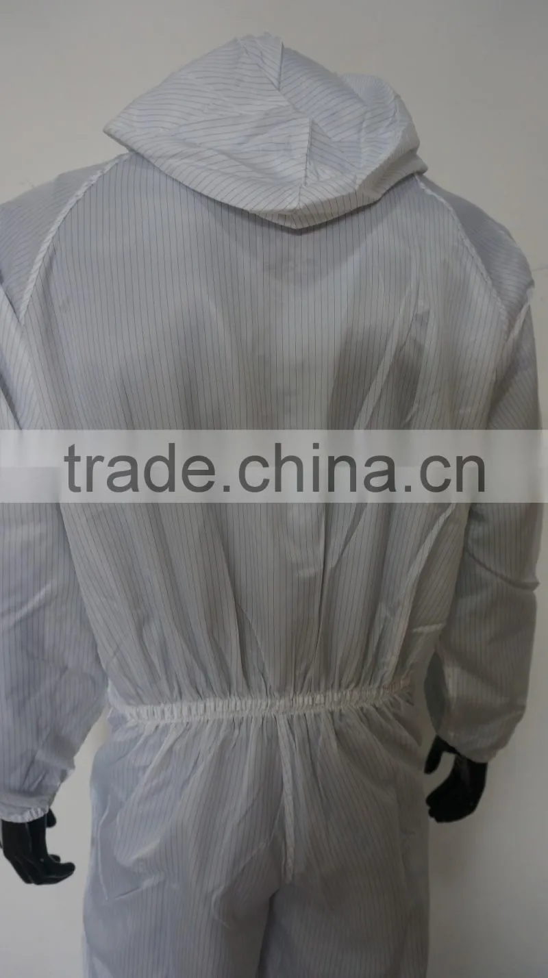 Dry particulate protection workwear applicated in asbestos related work, handling powders, construction