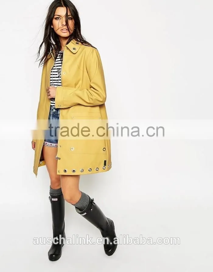 outdoor custom women waterproof trench coat fashion designs