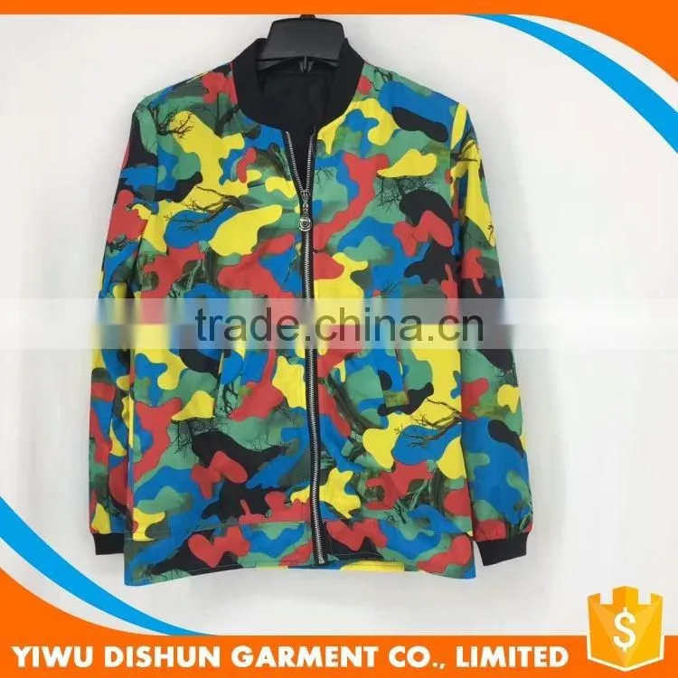 Mens fashion Camouflage all over Print sublimation jackets