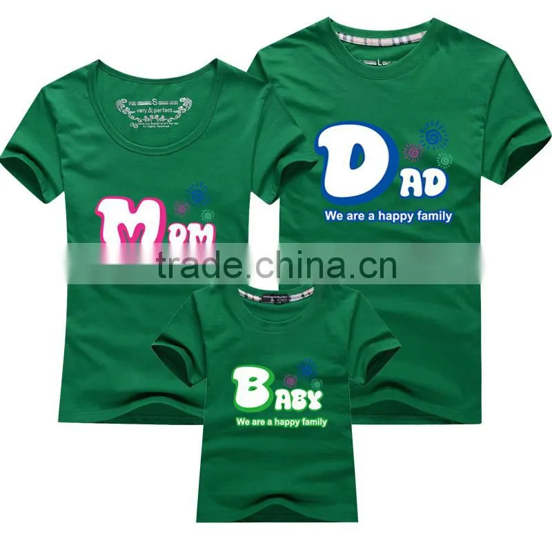 custom made designer fashion printing family clothing