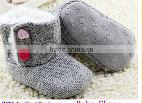 Top quality soft handmade crochet baby shoes