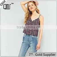 Wholesale back cutout dropped armholes stringer loose yoga gym tank top