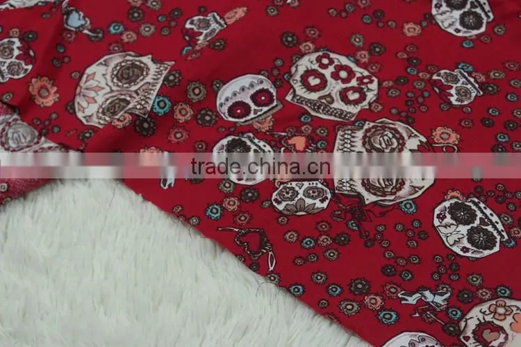 hot selling tc 45*45 110*76 cvc jersey burn out custom print poplin fabric price