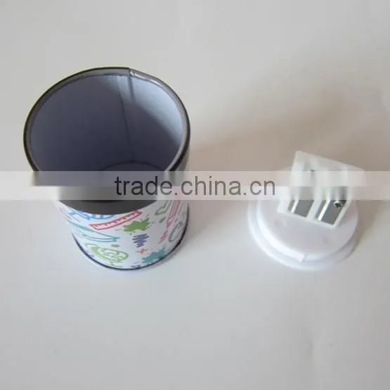 Tin tube sharpener