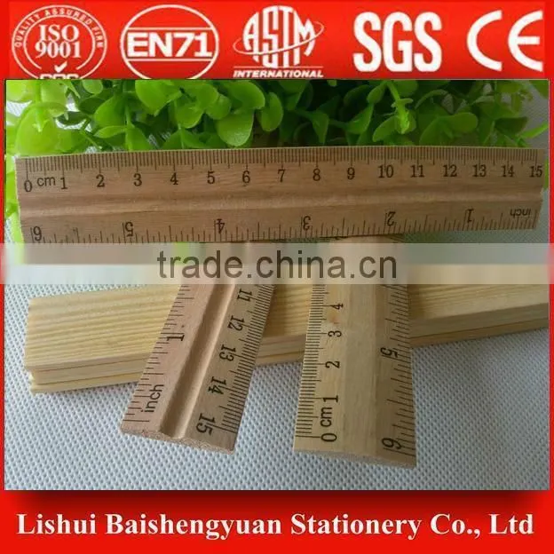 40cm measure wooden ruler