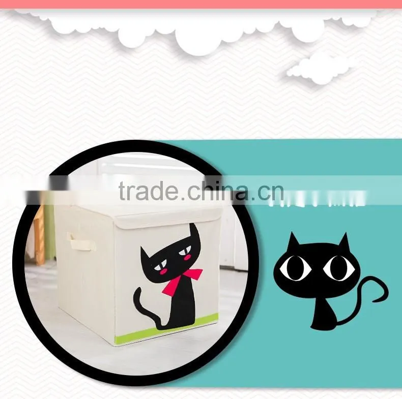 cotton canvas storage bin /box for toy organizer