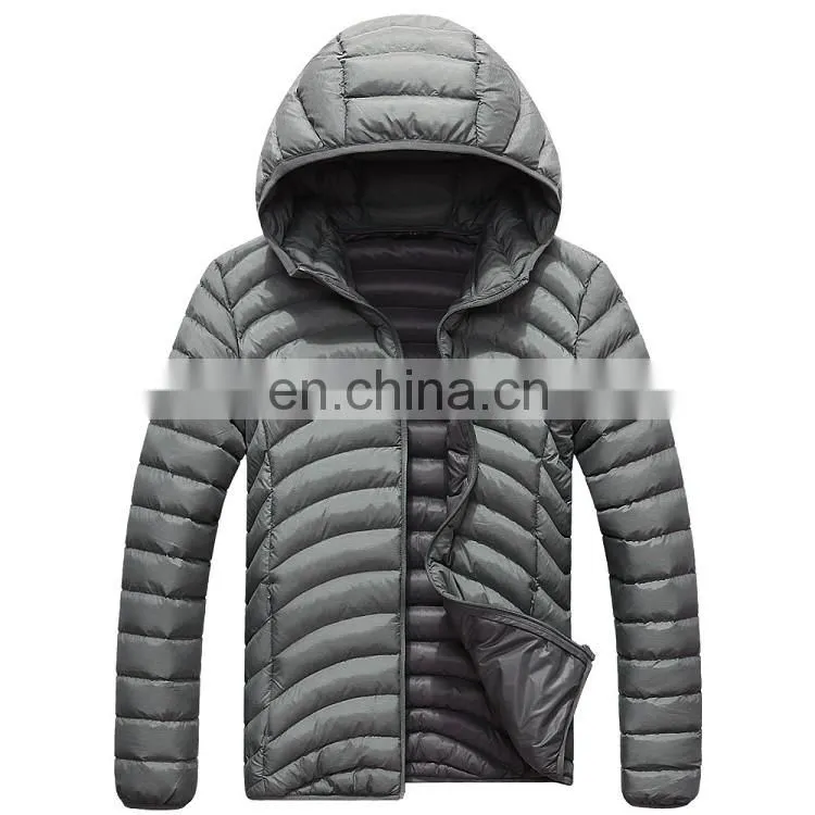 Mens outdoor wear winter down nylon jackets