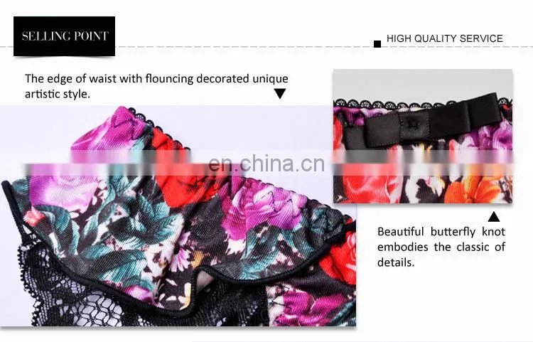 Latest Design Cute Lady Fancy Hot Pants Underwear