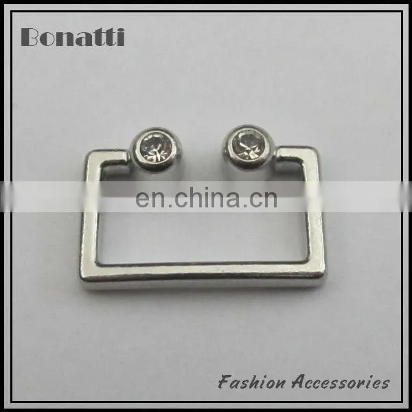 simple style golden zinc alloy metal bag buckles