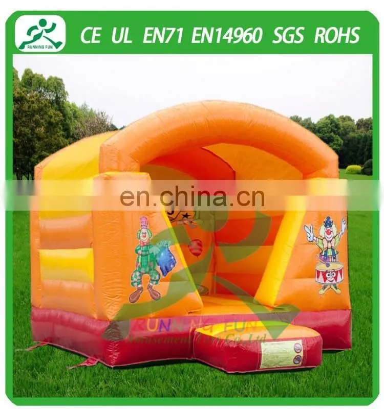 Mini inflatable clown open bouncy castle