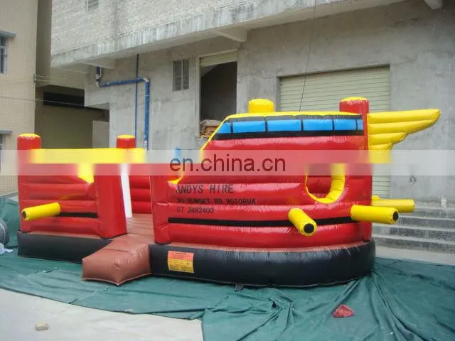 Inflatable slide bouncer combo