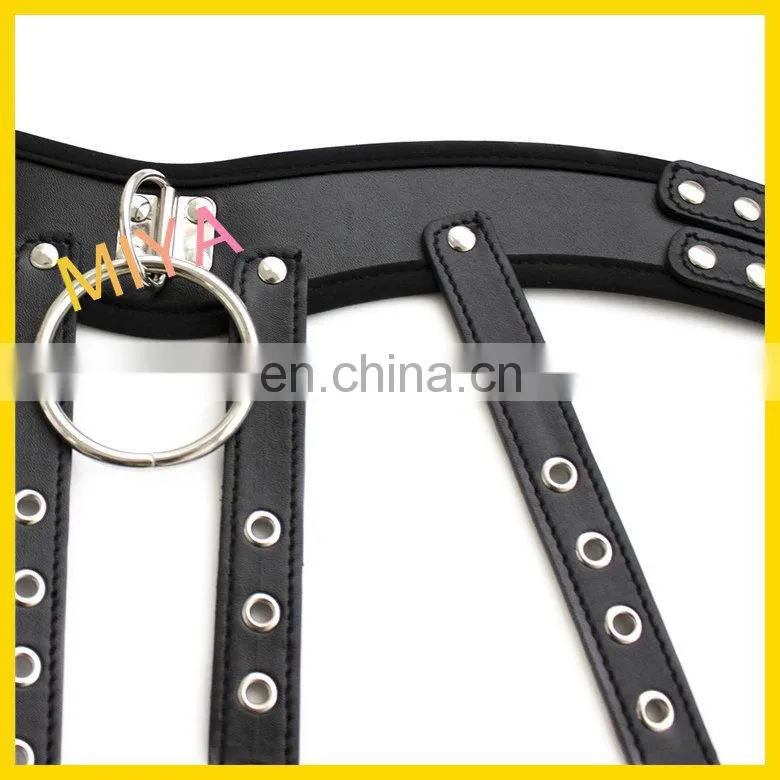 Adjustable Queen's PU Leather Costume Bondage Harness