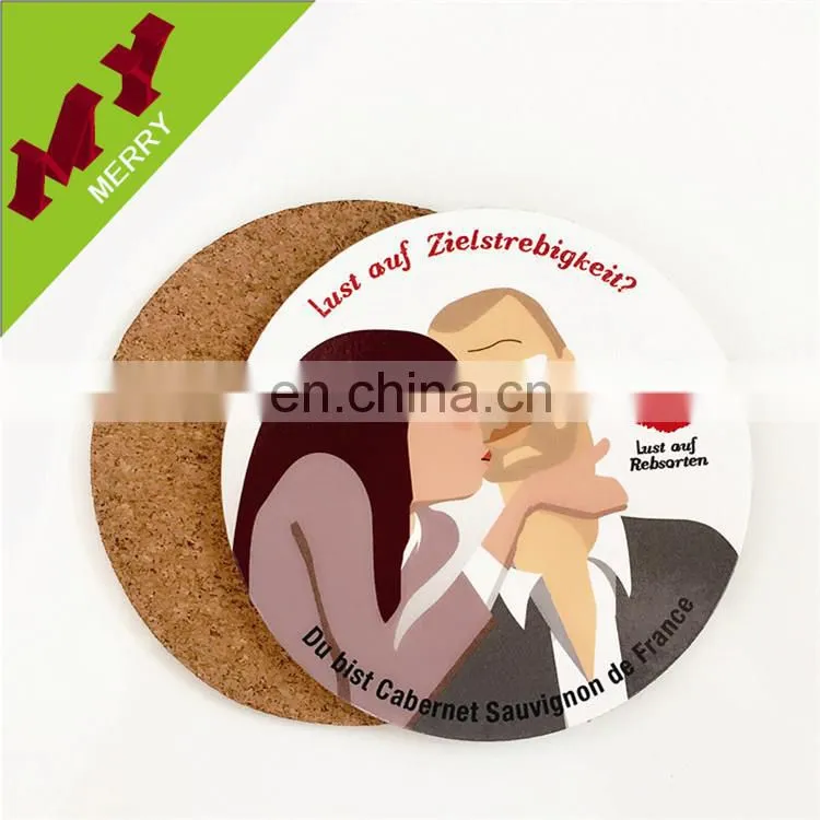 2015 New arrival blank wood coaster for restaurant