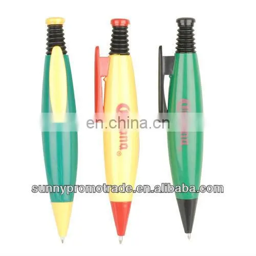 custom logo plastic ballpoint pen for promotion
