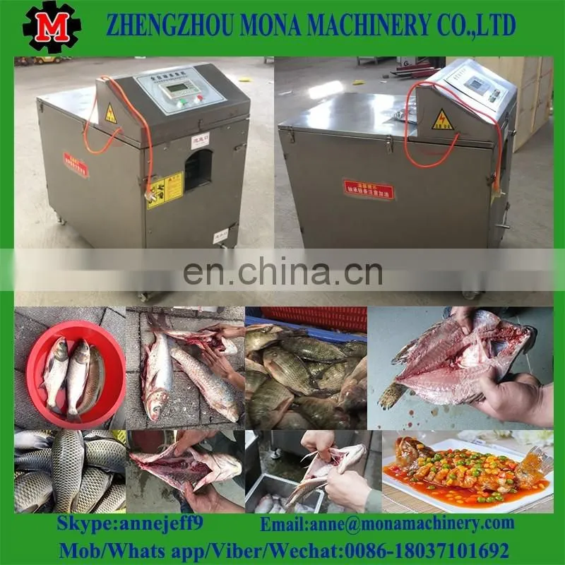 Automatic fish killing machine/fish gutting machine/fish killer