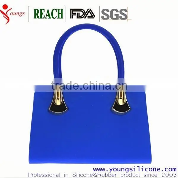 elegant fashionable silicone bags handbag for ladies