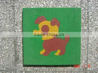 2015 new design kindergarten rubber floor