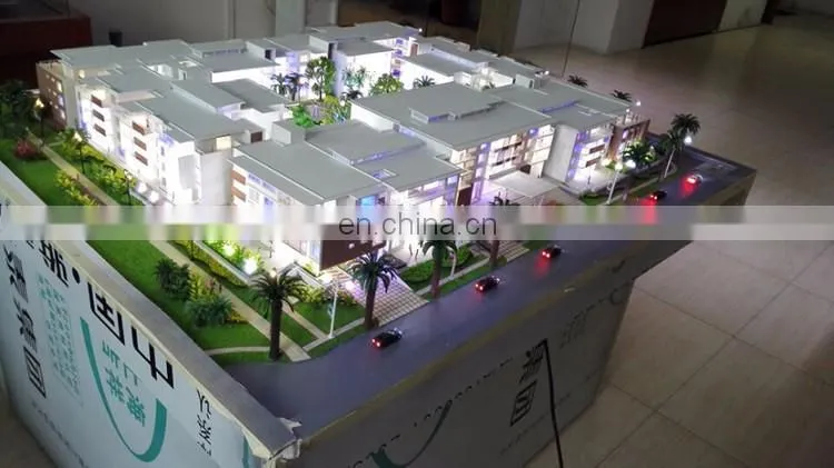 Architectural villa 3d rendering model , 3d printing of building model