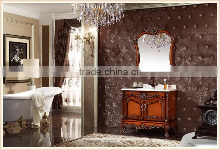 New design classic mirrored used bathroom vanity cabinets