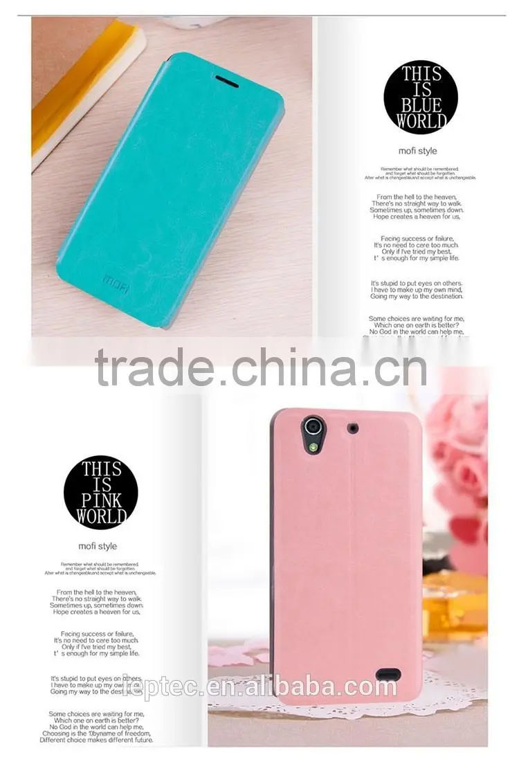 MOFi Case Cover for Huawei G630 Original Phone, Flip Leather Case for Huawei Ascend G630