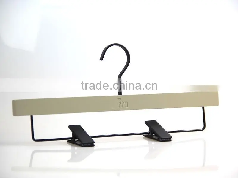 fashional high end wooden hanger and pants hanger for custom