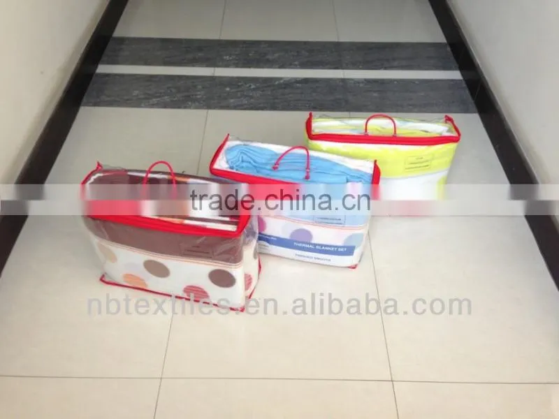 2013New design 100%polyester fleece bedding set