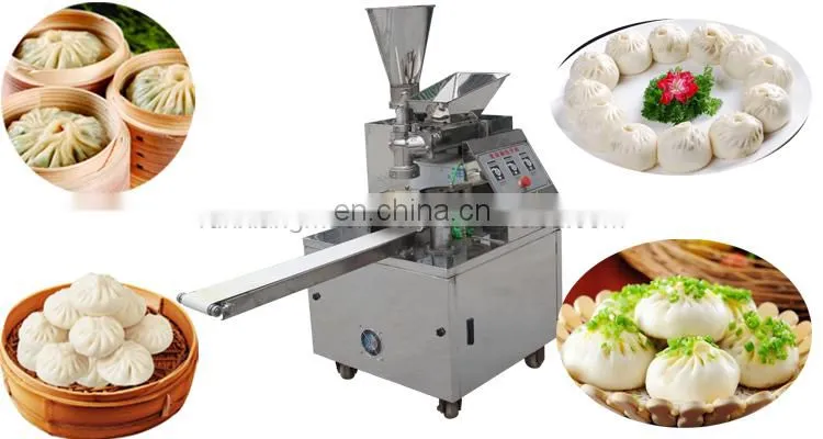 Vegetable and meat baozi making machine / rsteamed bun maker chinese meat dumpling machine