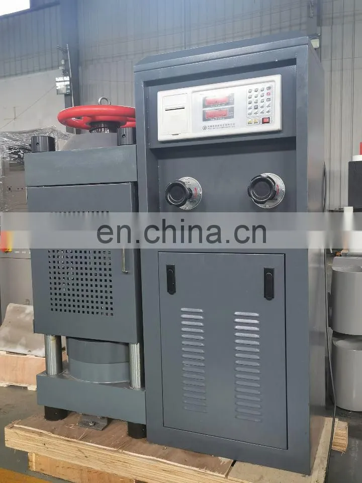 YAW-3000kn automatic soil consolidation cube compression testing machine