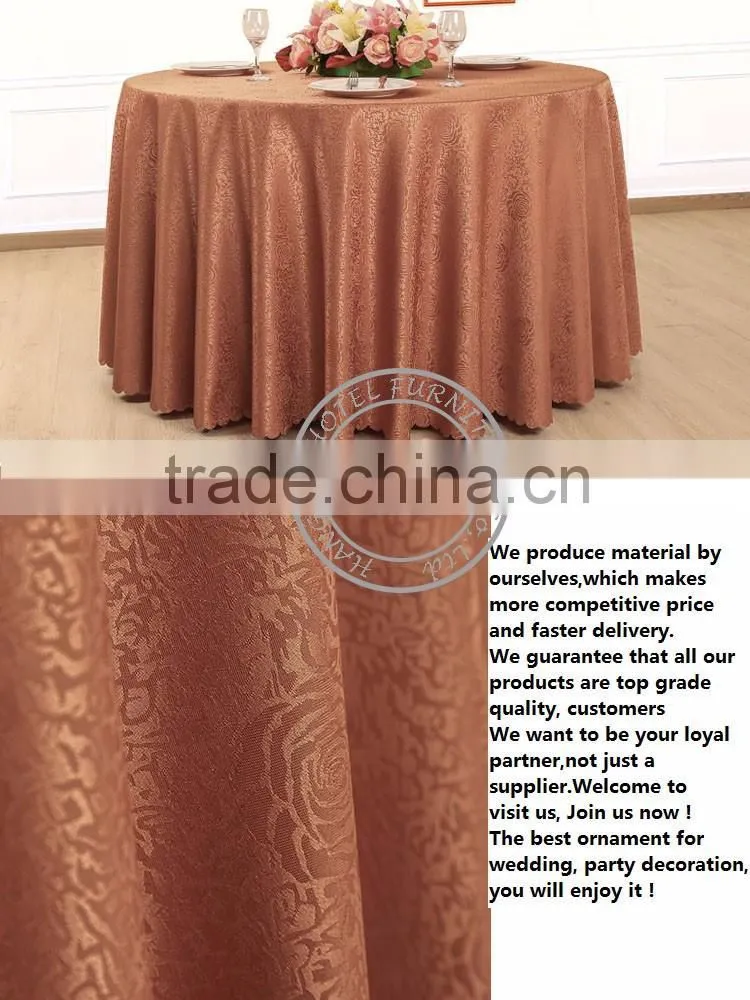 wholesale Double Layer Table Cloth for wedding decoration