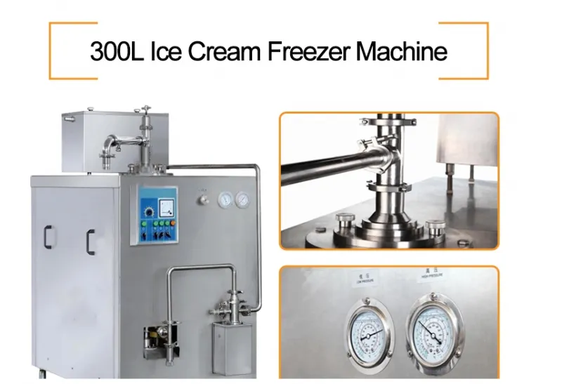 Small 300L Vertical Ice Cream Filling Machine for Cup Ice Cream Processing