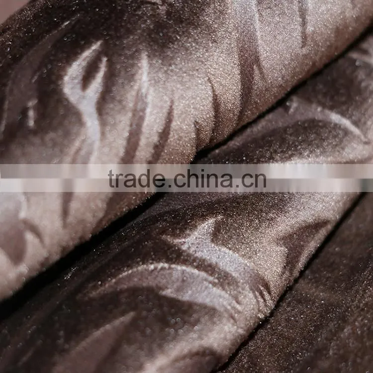 Embossed sofa cover fabric microfiber sofa fabric
