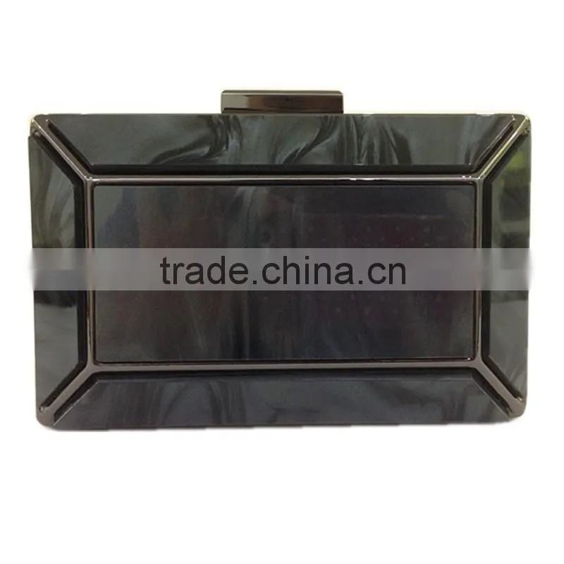 New color 0861 Amber adhesive evening clutch bag