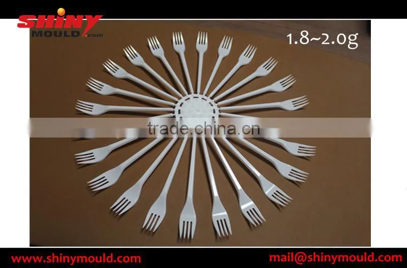 disposable plastic cutlery mould spoon mould with high quality