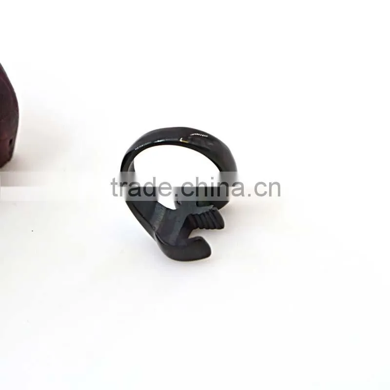stainless steel tool shape fashion jewelry men's ring