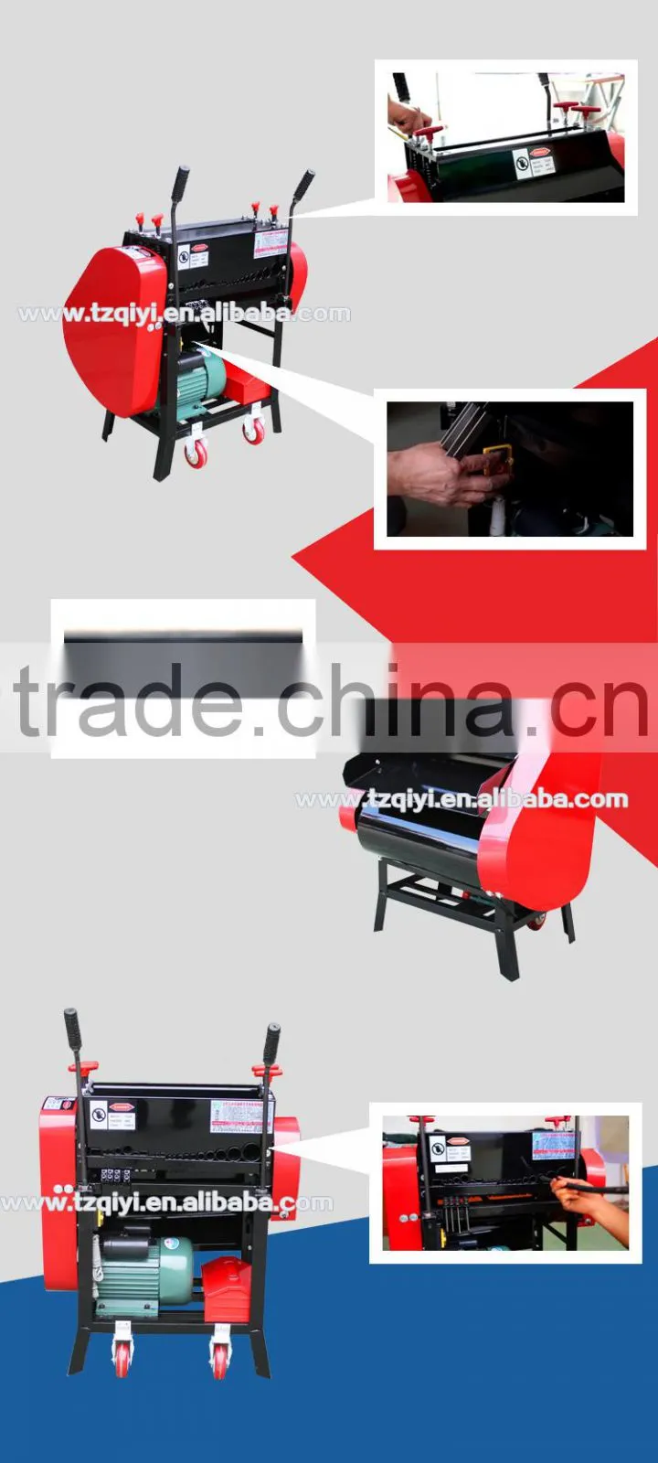 918-KOB Factory price CE coaxial cable stripping machine