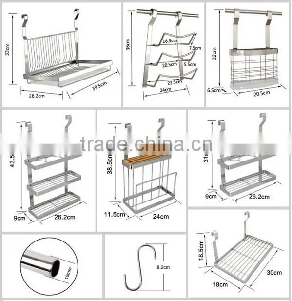 Wall Mount hanging Storage Organizer Rack