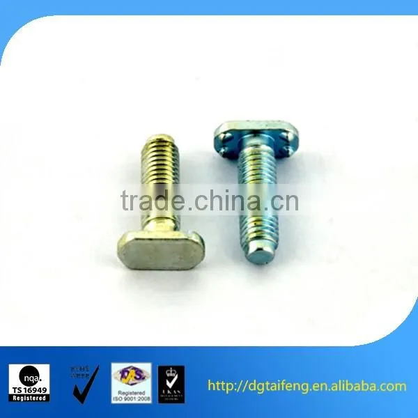 steel full thread galvanized t bolt