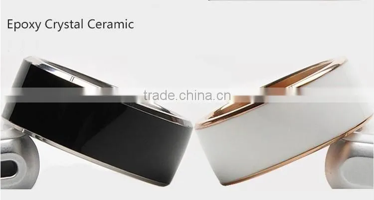 Multi-function titanium material smart ring, share/unlock/trasmit functions nfc smart ring for nfc phone