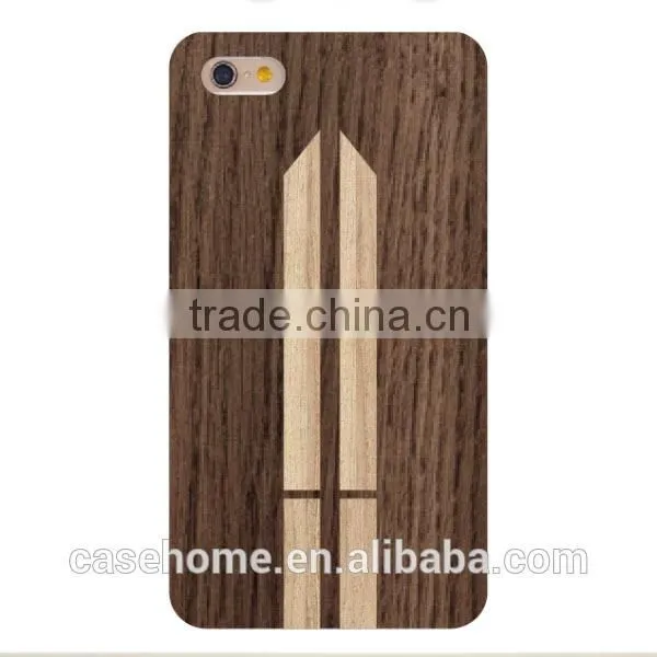 Real Maple Wood Wooden Back Hard Case for iphone 6