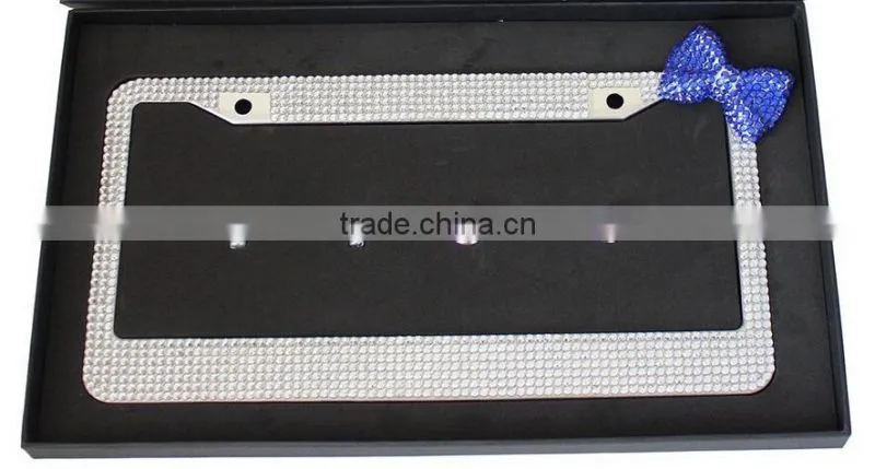 Rhinestone License Plate Frames Bling Crystal License Plate Frames