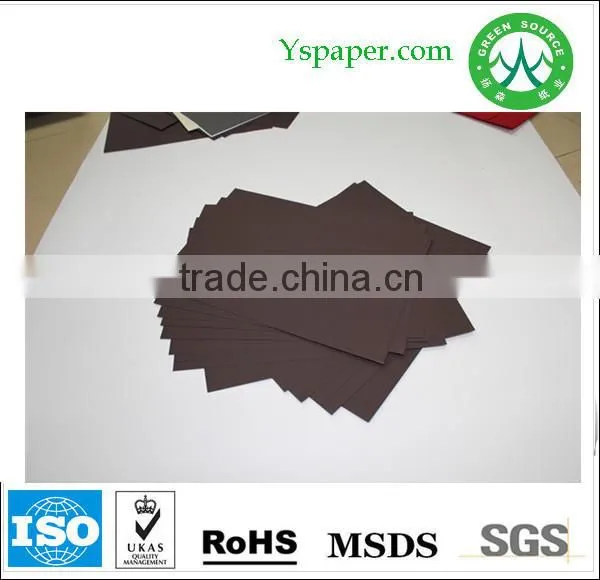 Virgin pulp coffee paper ,coffee color paper board,coffee colour paper