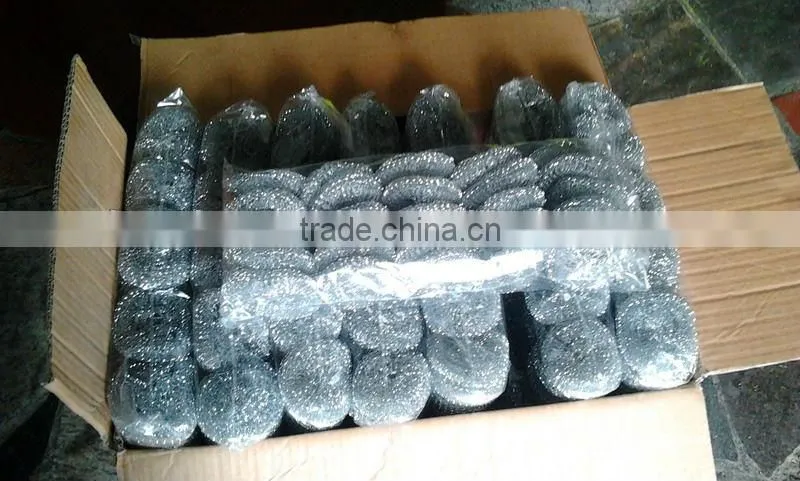 galvanized knitting mesh scrubber