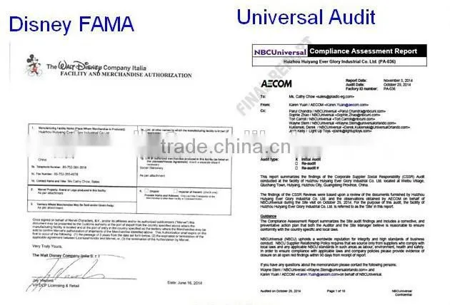 Self-inking rubber stamp, High quality in disney audit factory