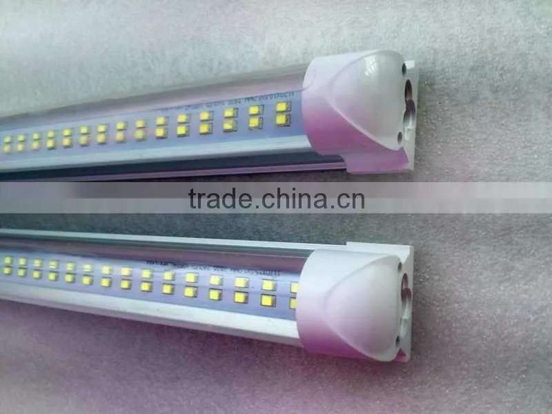 Best price double row 8ft led lights 44W 2400mm T8 led tube light