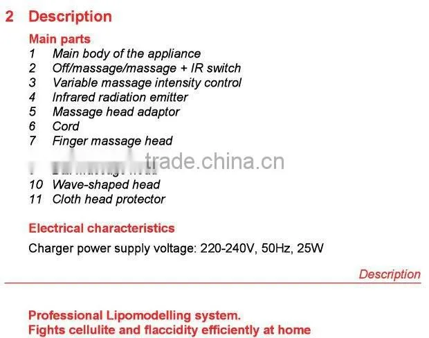 Anti cellulite massager