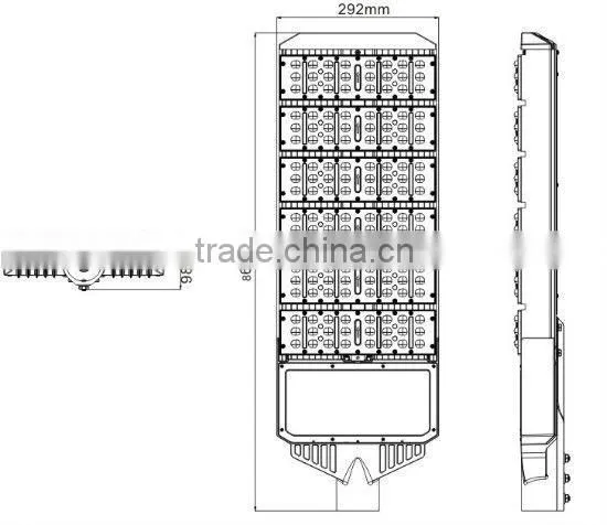 New stype super bright outdoor 180w street led lights with 3 years warranty
